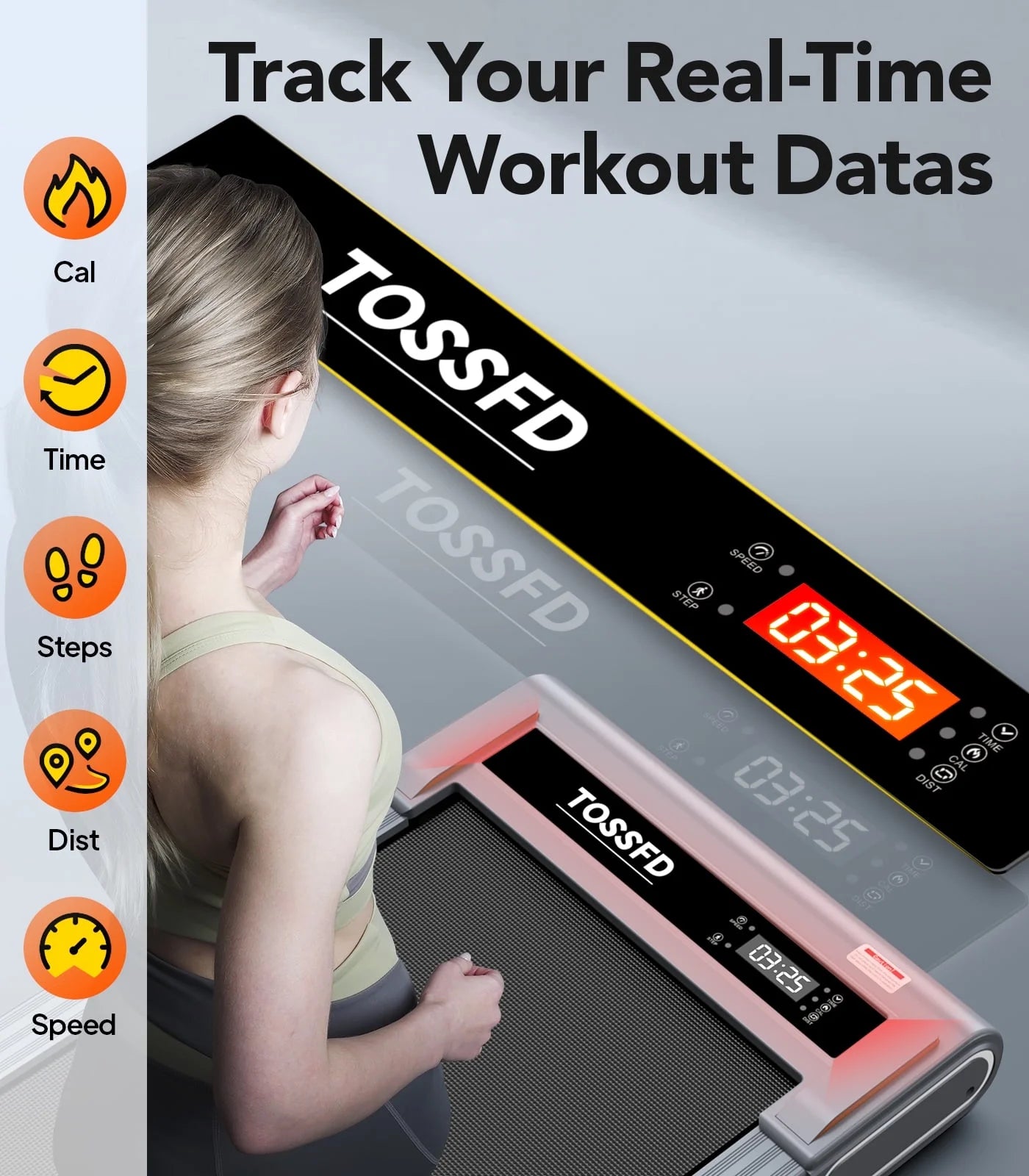 Walking Pad with Incline under Desk Treadmill 2.5HP Electric Treadmill Walking Jogging Machine for Home Office with Remote Control 265Lbs