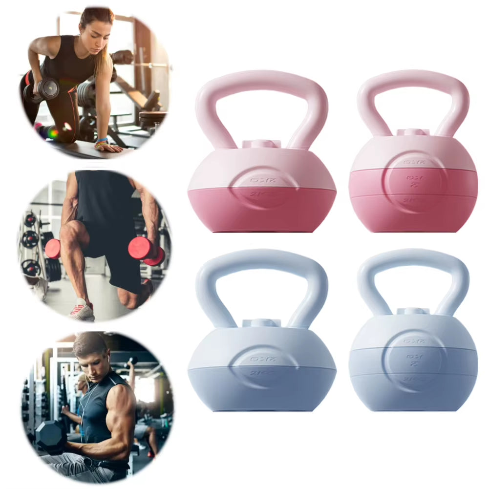 Water-Filled Kettlebell Kettlebell Weights anti Slip Grip Dumbbell Weights Adjustable Weights Hand Weights for Strength Training