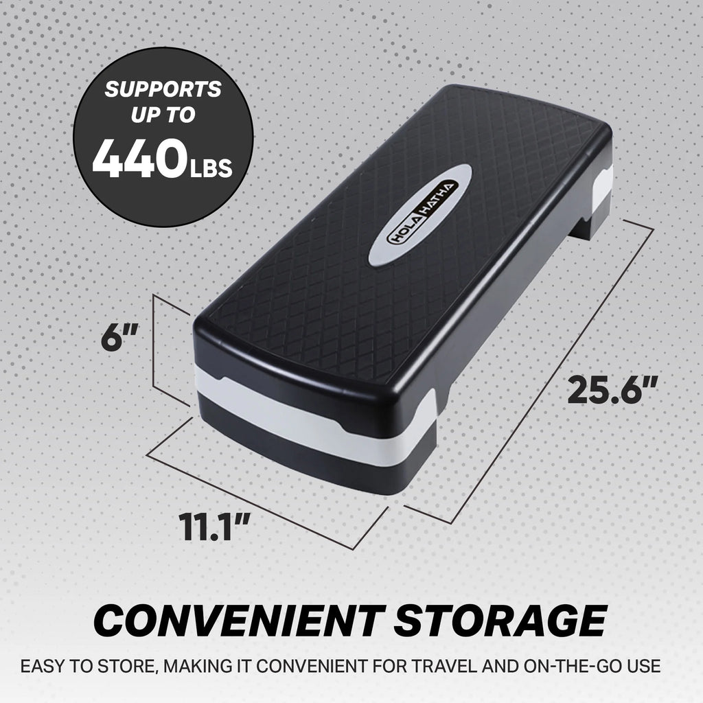 Aerobic Step Platform Exercise Fitness Equipment W/ Adjustable Height