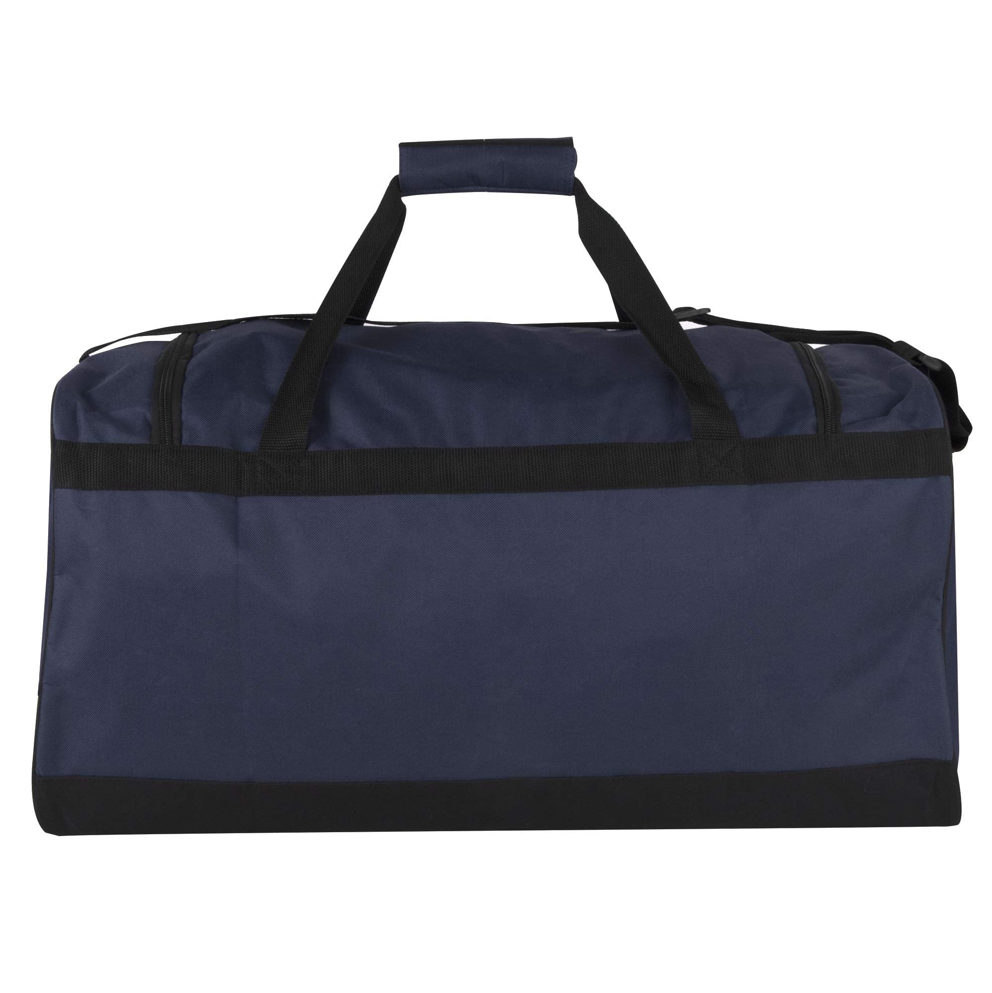 24 Inch 55 Liter Weekender Overnight Duffel Shoulder Bag for Men, Women, Teens, Gym, Travel, Sports and Recreation in Navy Blue